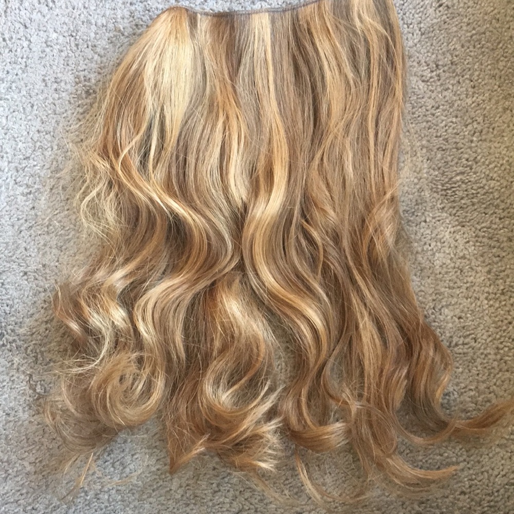 She. halo human hair extension